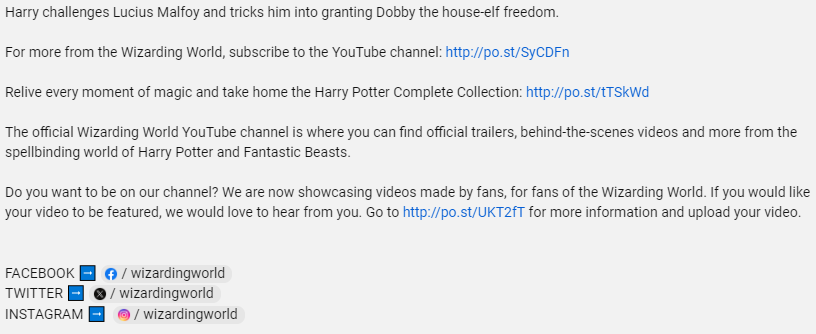 Video description backlinks example
