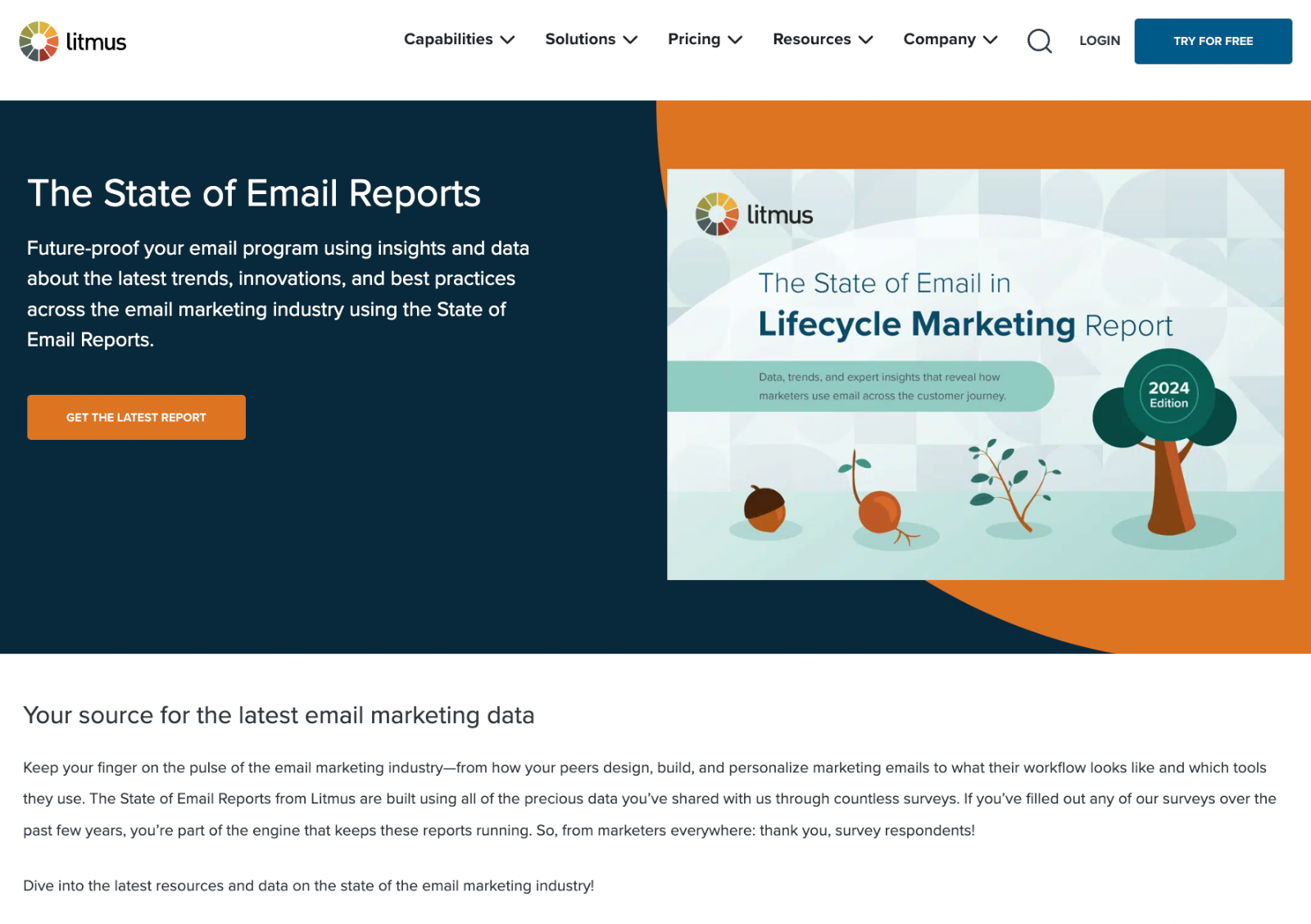 Litmus offers email reports to their customers.