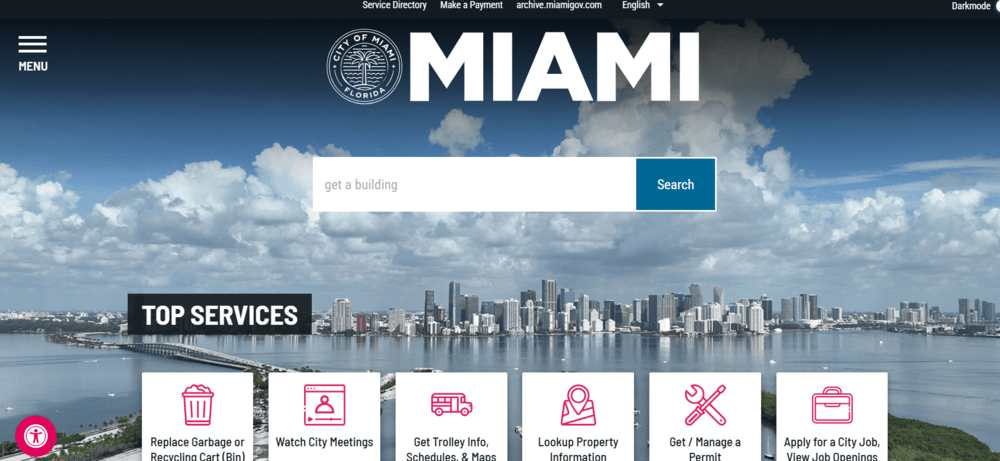 Local Miami Government website
