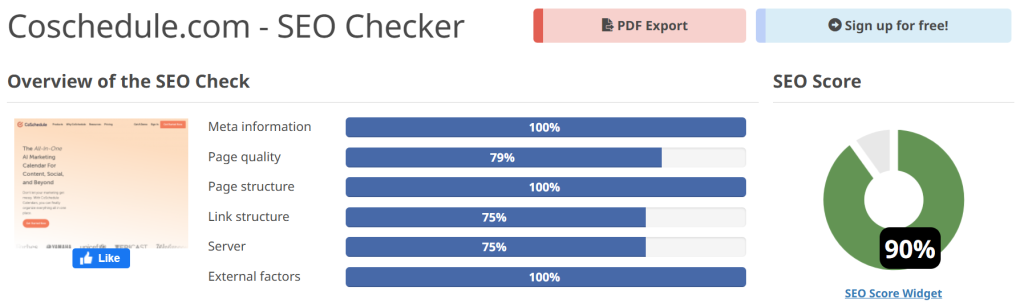 coschedule seo checker
