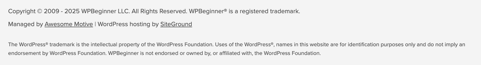 Hosting companies sitewide links.
