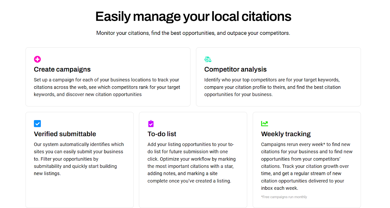 Use White Spark to manage local citations easily