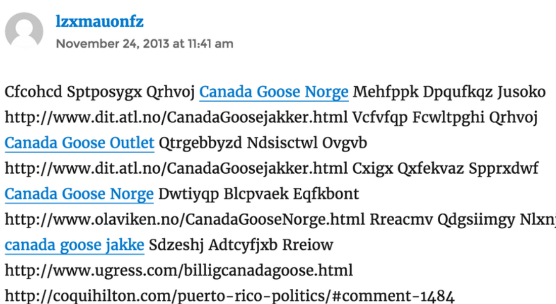 Unnatural links example