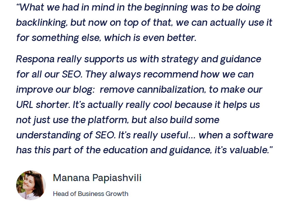 Respona case study