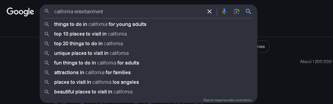 Google search algorithms