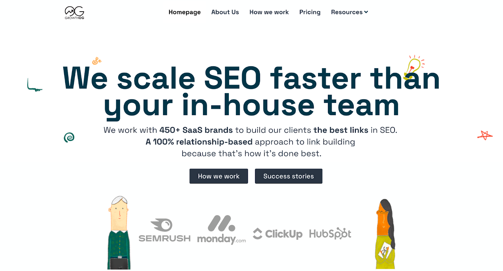 GrowthOG homepage