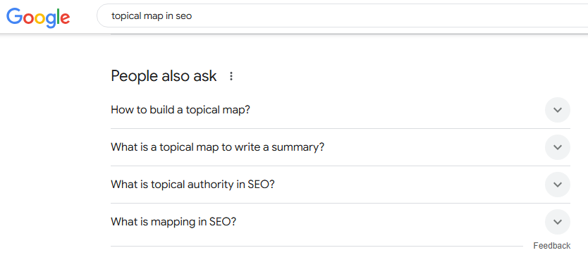 People Also Ask section